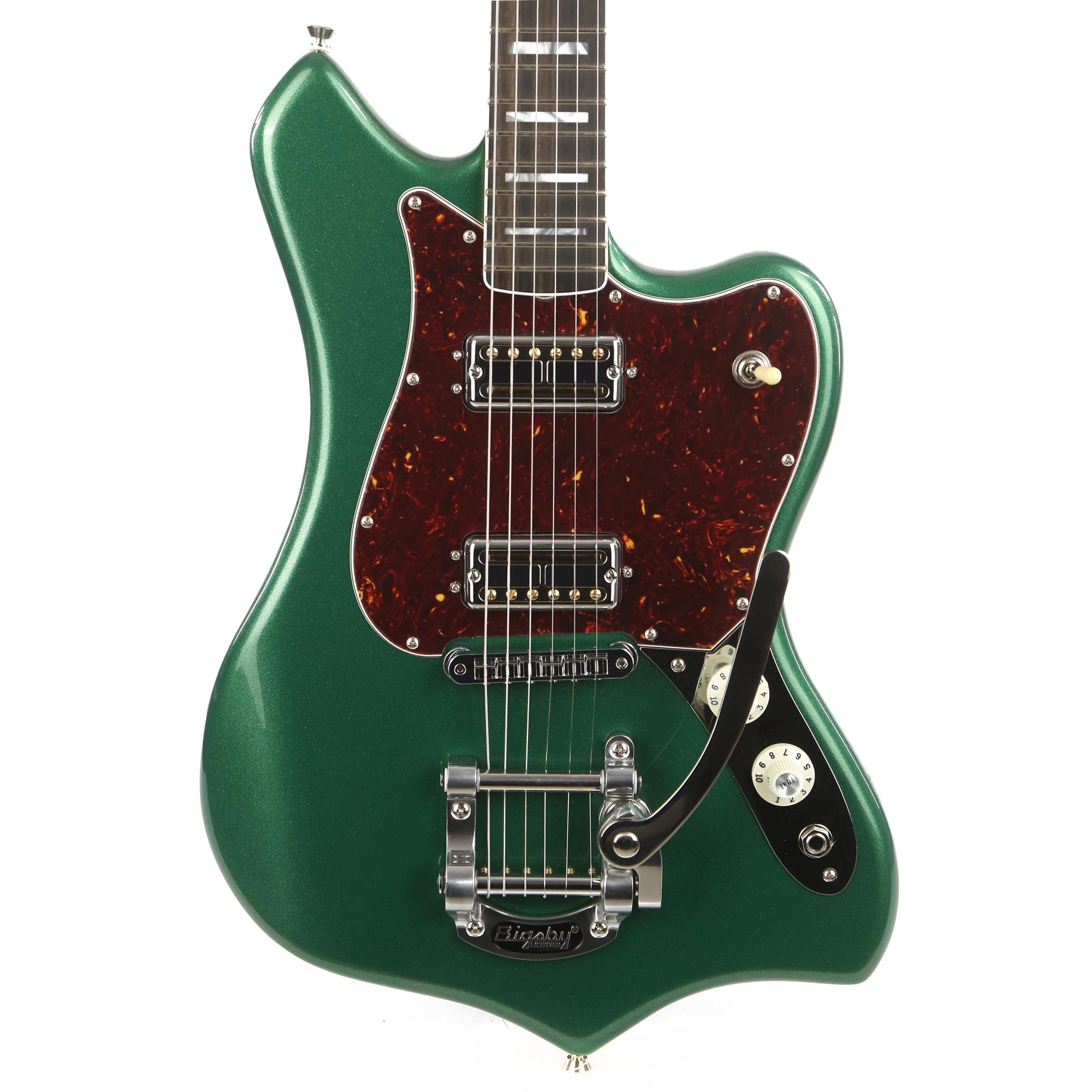 Fender Parallel Universe Maverick Dorado Cadillac Green | The
