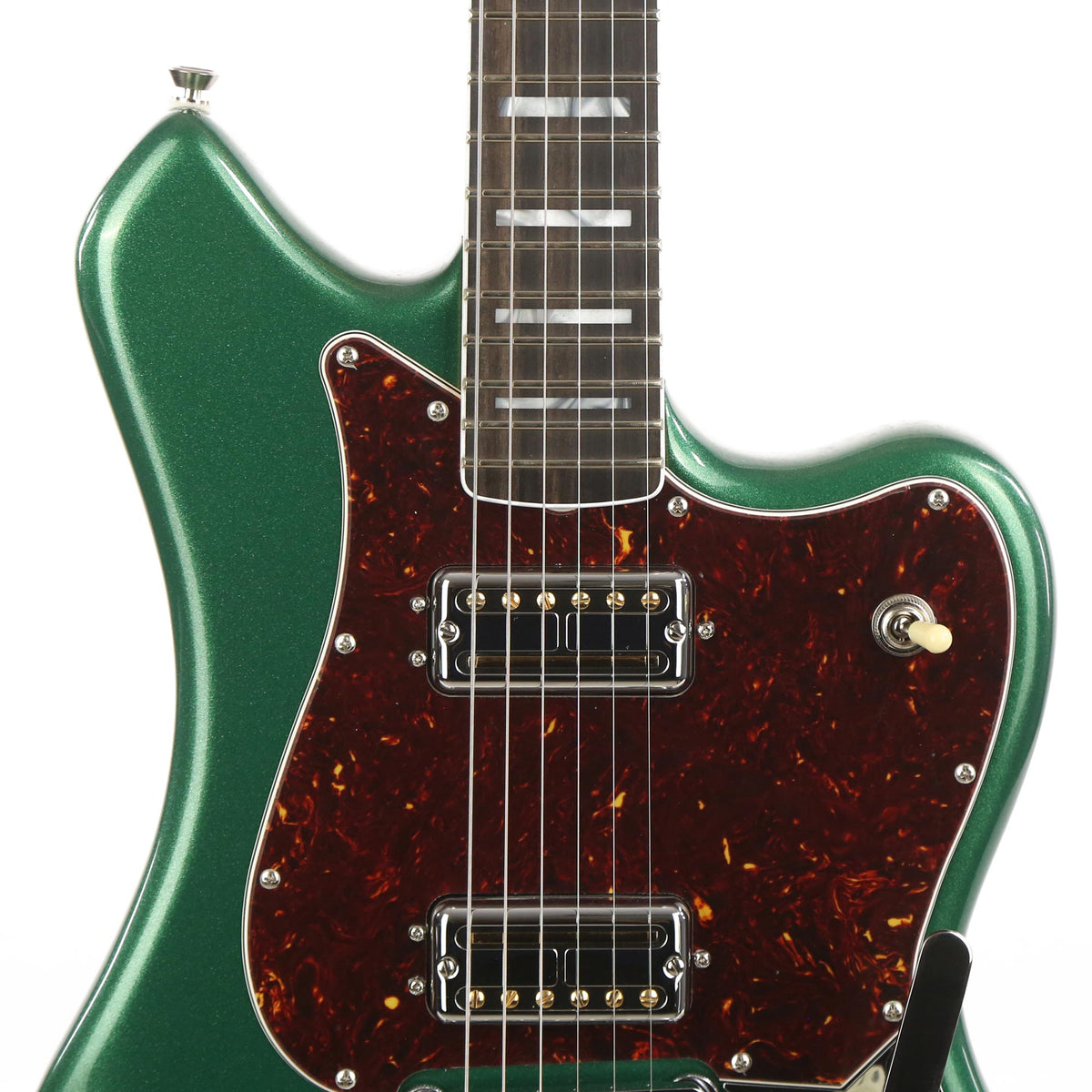 Fender Parallel Universe Maverick Dorado Cadillac Green — 6