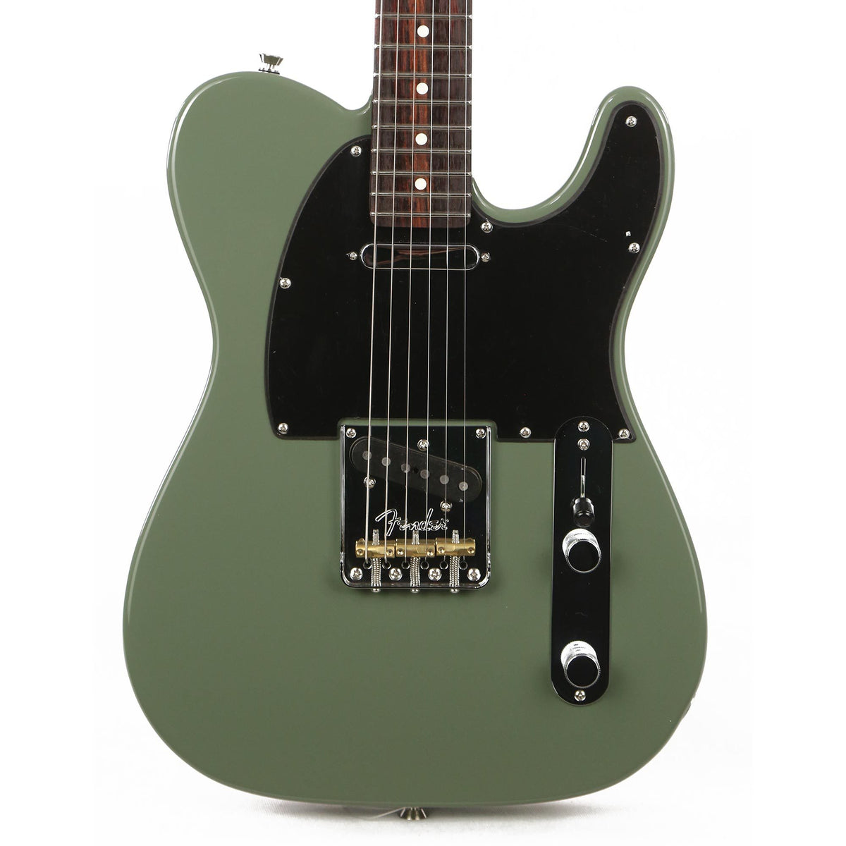 Fender American Professional Telecaster Limited Edition Rosewood Neck Antique Olive — 1