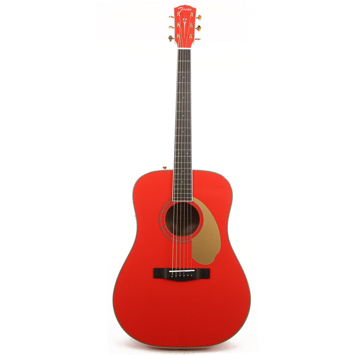 Fender PM-1E FSR Dreadnought Acoustic-Electric Fiesta Red Used