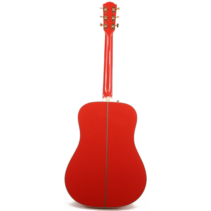 Fender PM-1E FSR Dreadnought Acoustic-Electric Fiesta Red Used