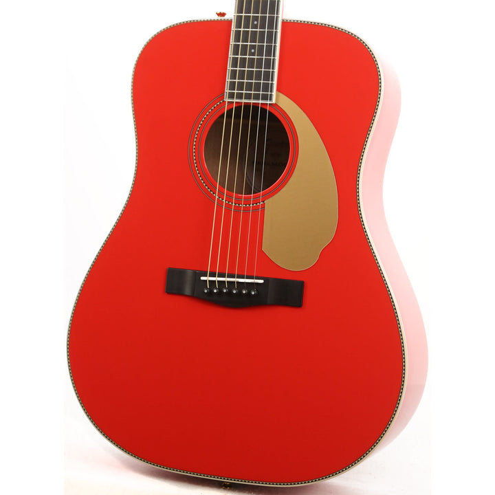 Fender PM-1E FSR Dreadnought Acoustic-Electric Fiesta Red Used