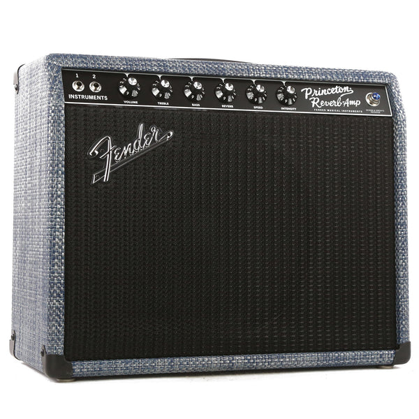 Fender 2020 Limited Edition Princeton Reverb Chilewich Denim and Celestion Alnico Blue