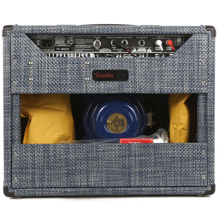 Fender Limited Edition Princeton Reverb Chilewich Denim and Celestion Alnico Blue 2020
