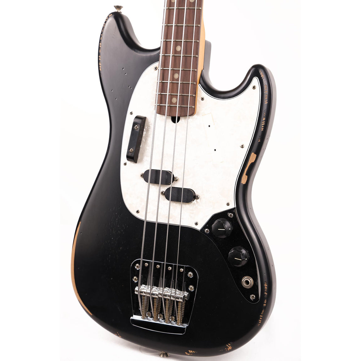 Fender USA Mustang Bass ブラック Fender Justin Meldal-Johnson Signature Mustang Bass Black | The