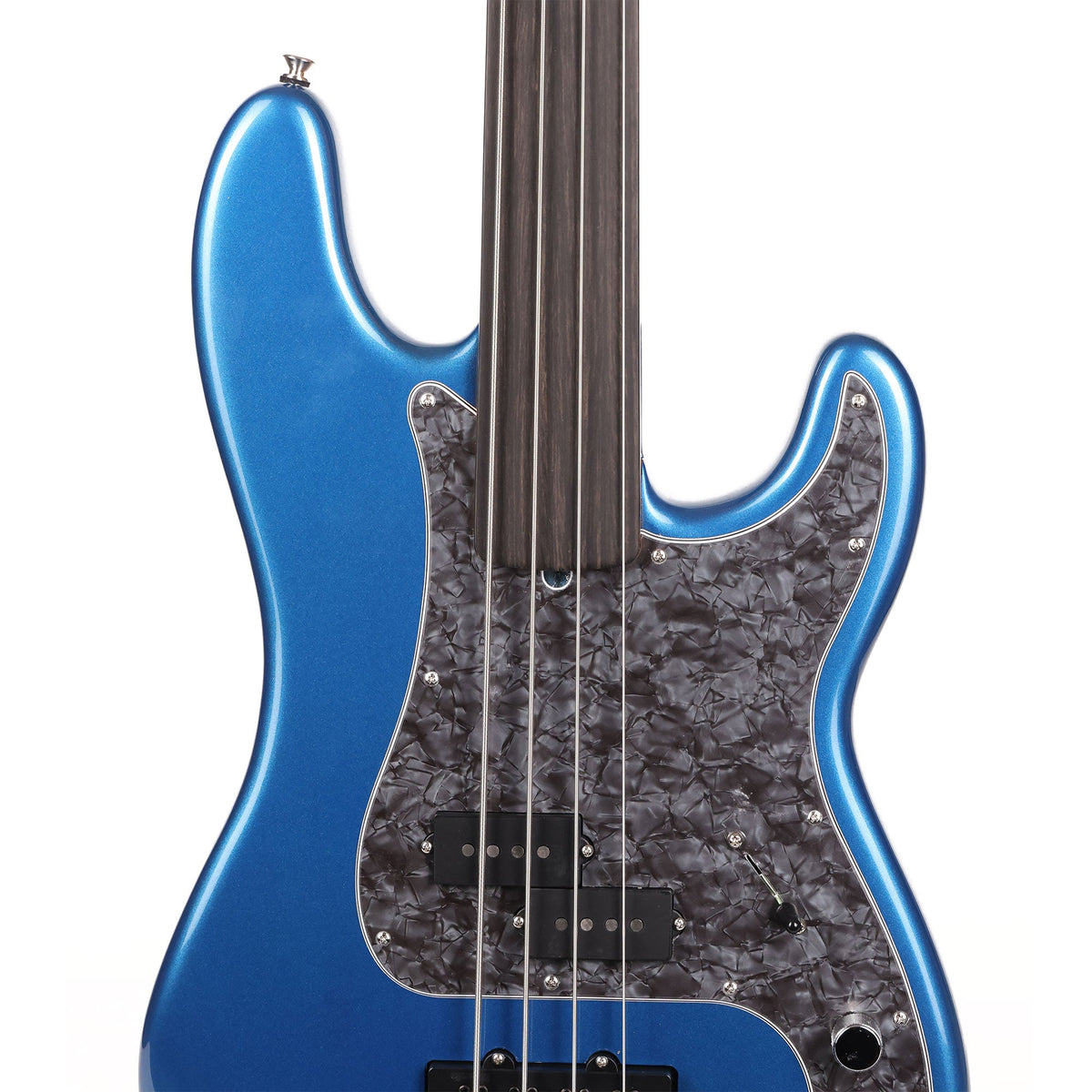 Fender Tony Franklin Fretless Precision Bass Lake Placid Blue — 6