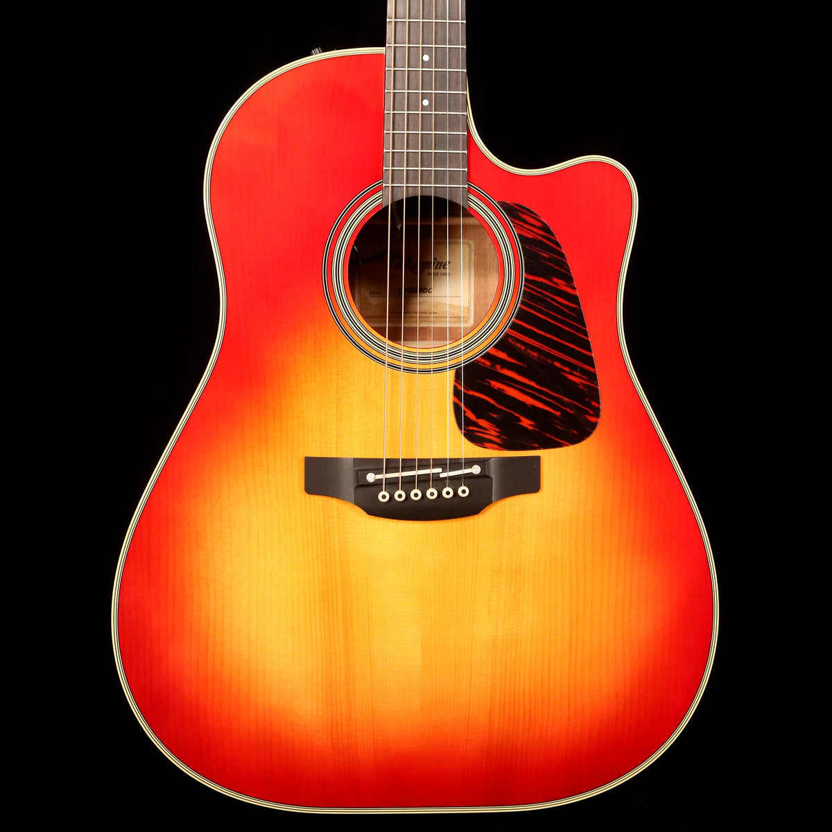 Takamine CP6SSDC Acoustic-Electric Gloss Cherry Sunburst — 1