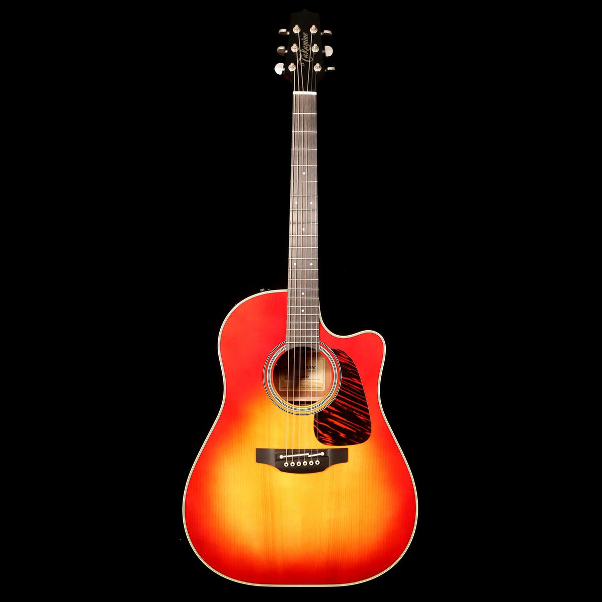 Takamine CP6SSDC Acoustic-Electric Gloss Cherry Sunburst — 2