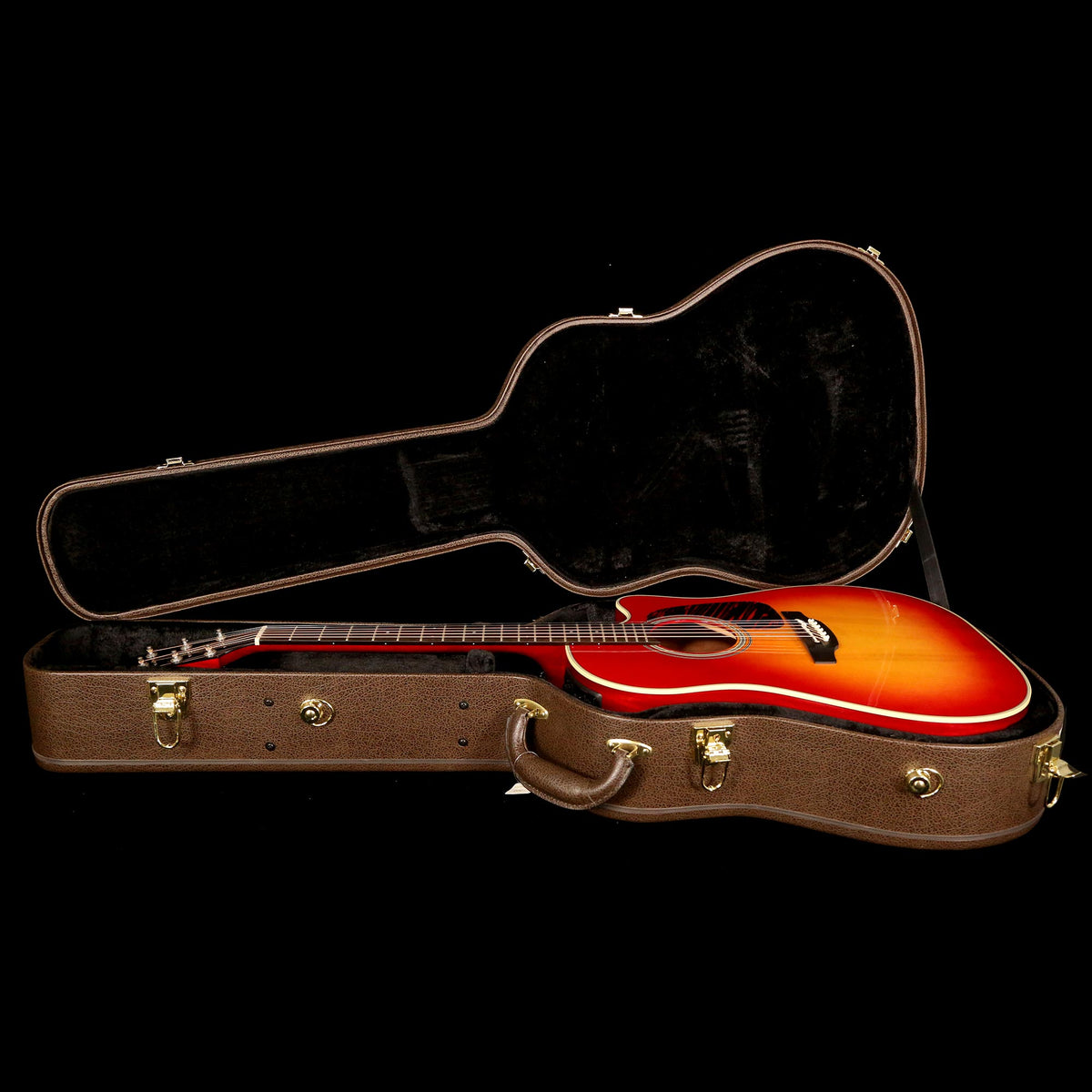 Takamine CP6SSDC Acoustic-Electric Gloss Cherry Sunburst — 7