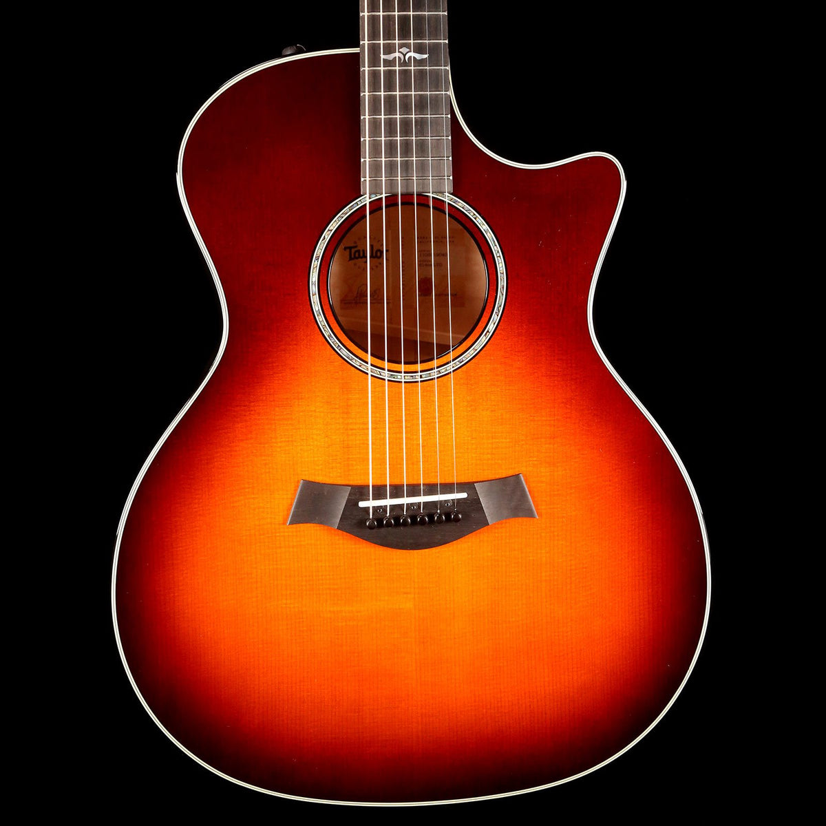 Taylor 614ce LTD Acoustic-Electric Quilt Maple Desert Sunburst — 1