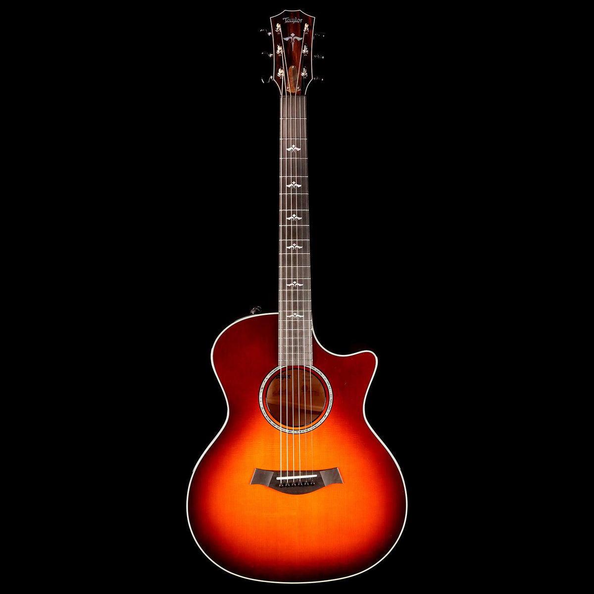 Taylor 614ce LTD Acoustic-Electric Quilt Maple Desert Sunburst — 2