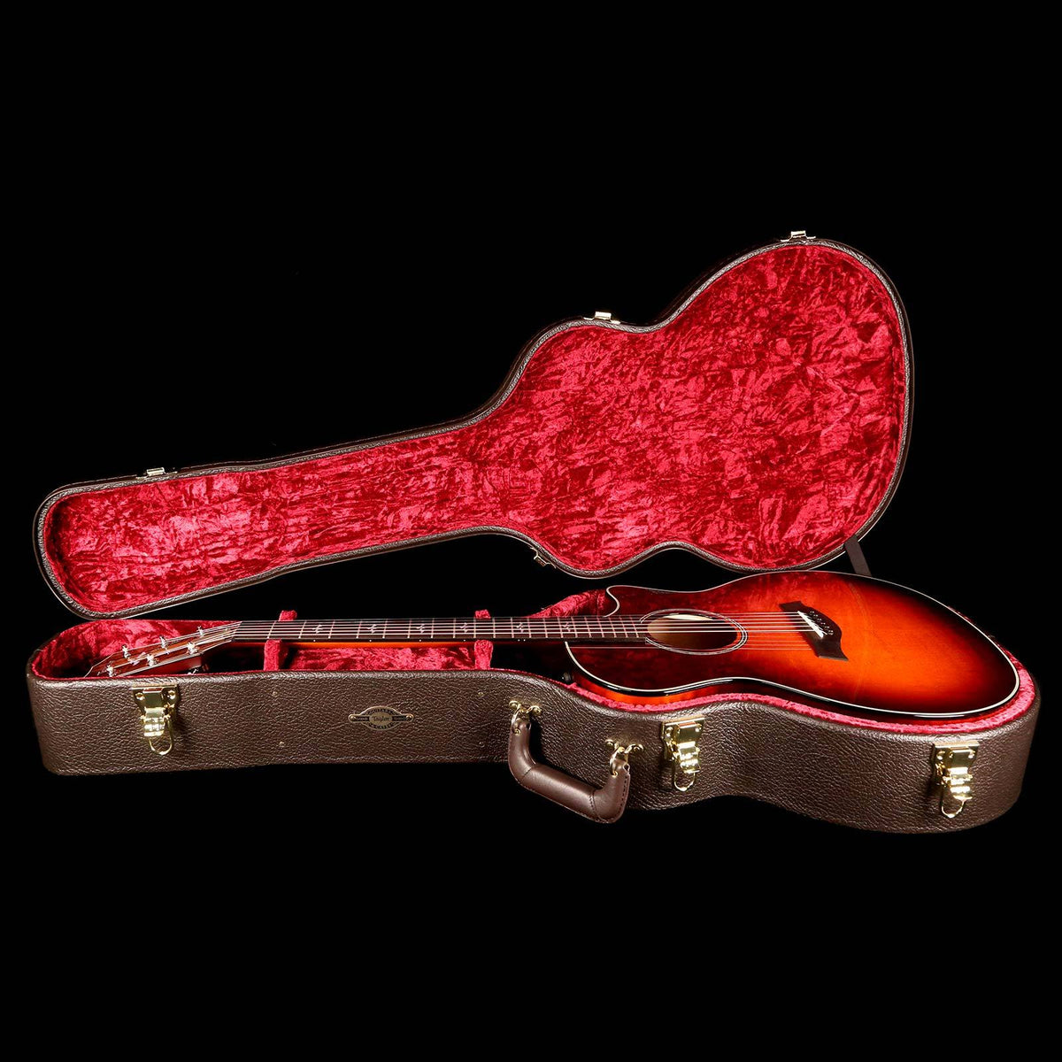 Taylor 614ce LTD Acoustic-Electric Quilt Maple Desert Sunburst — 6