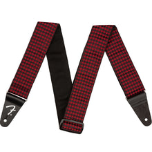 Fender Houndstooth Jacquard Strap Red