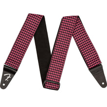 Fender Houndstooth Jacquard Strap Pink