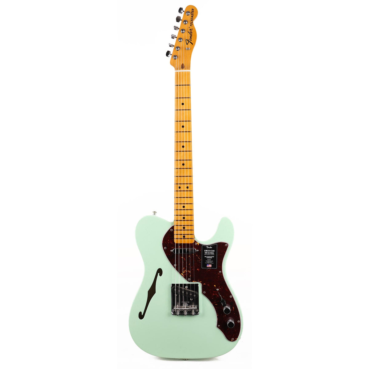 Fender American Original '60s Telecaster Thinline Surf Green — 2