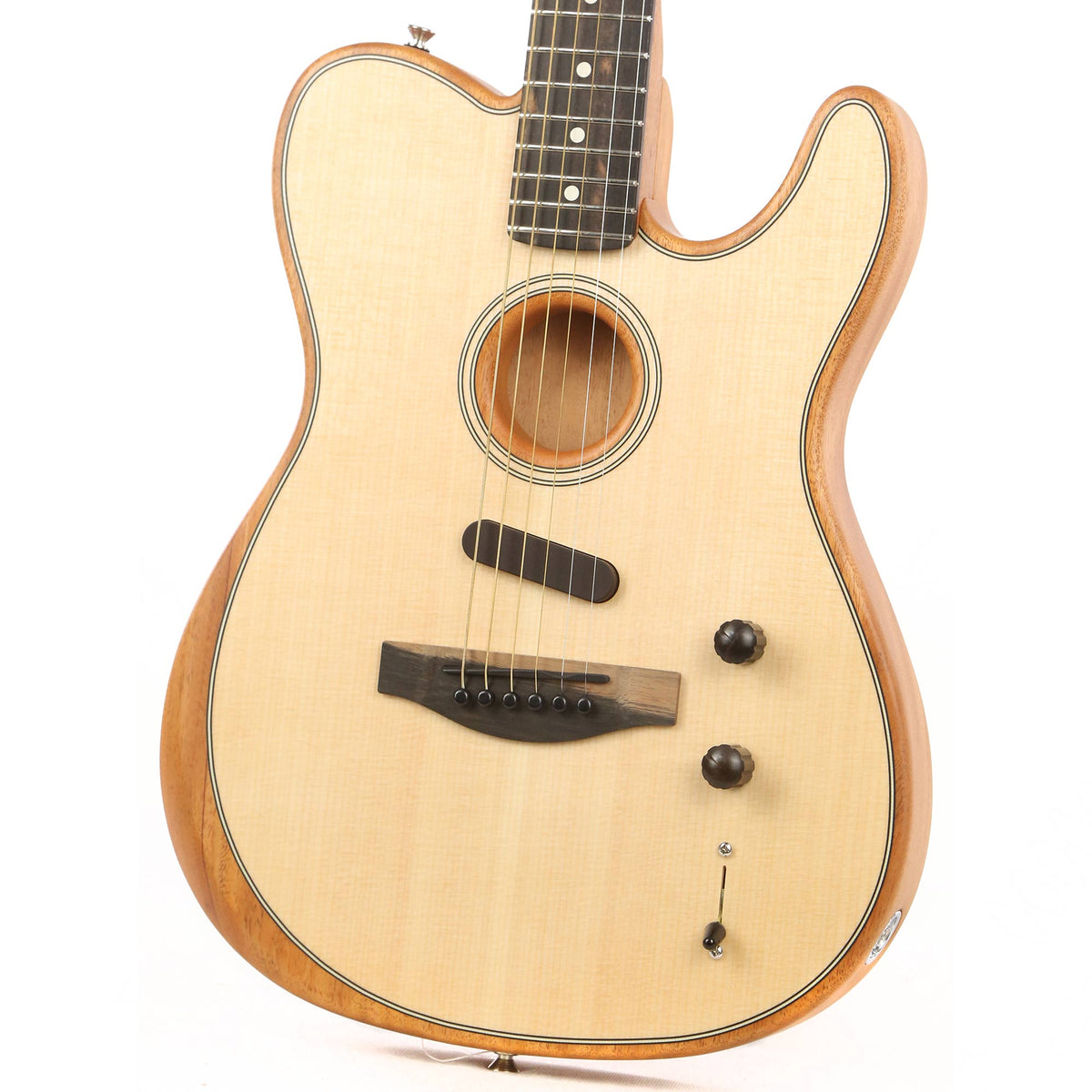 Fender American Acoustasonic Telecaster Natural — 5