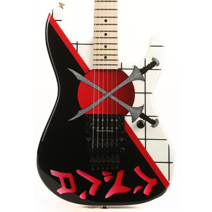 Charvel Custom Shop Warren DeMartini San Dimas Crossed Swords Graphic