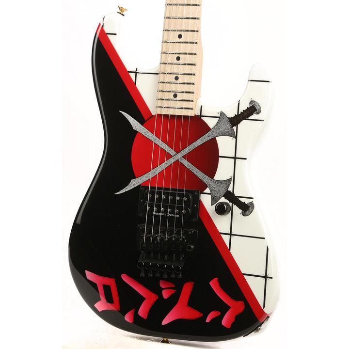 Charvel Custom Shop Warren DeMartini San Dimas Crossed Swords Graphic