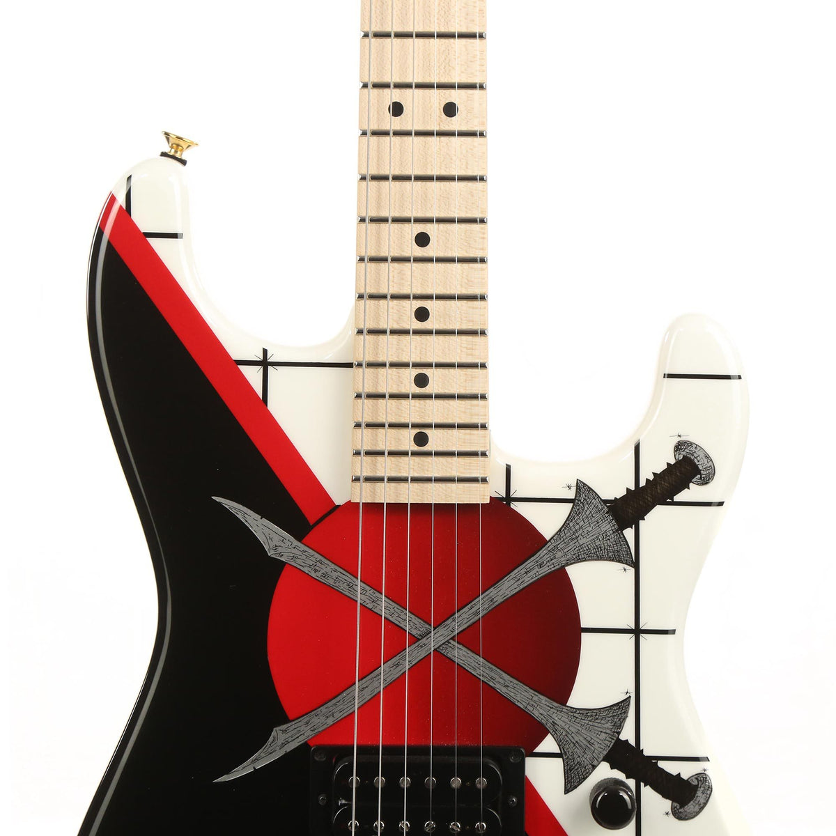 Charvel Custom Shop Warren DeMartini San Dimas Crossed Swords Graphic — 7
