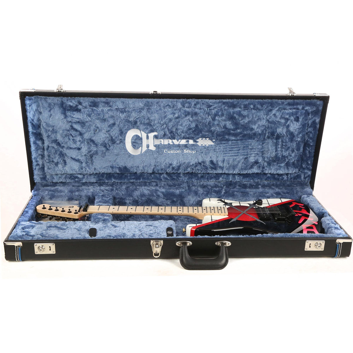 Charvel Custom Shop Warren DeMartini San Dimas Crossed Swords Graphic — 9