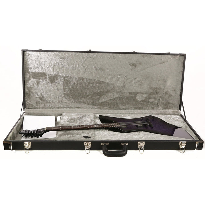 ESP James Hetfield Snakebyte Baritone See Thru Purple Sunburst 2017