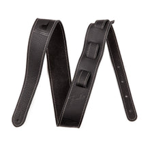 Fender Monogram Leather Guitar Strap (Black)