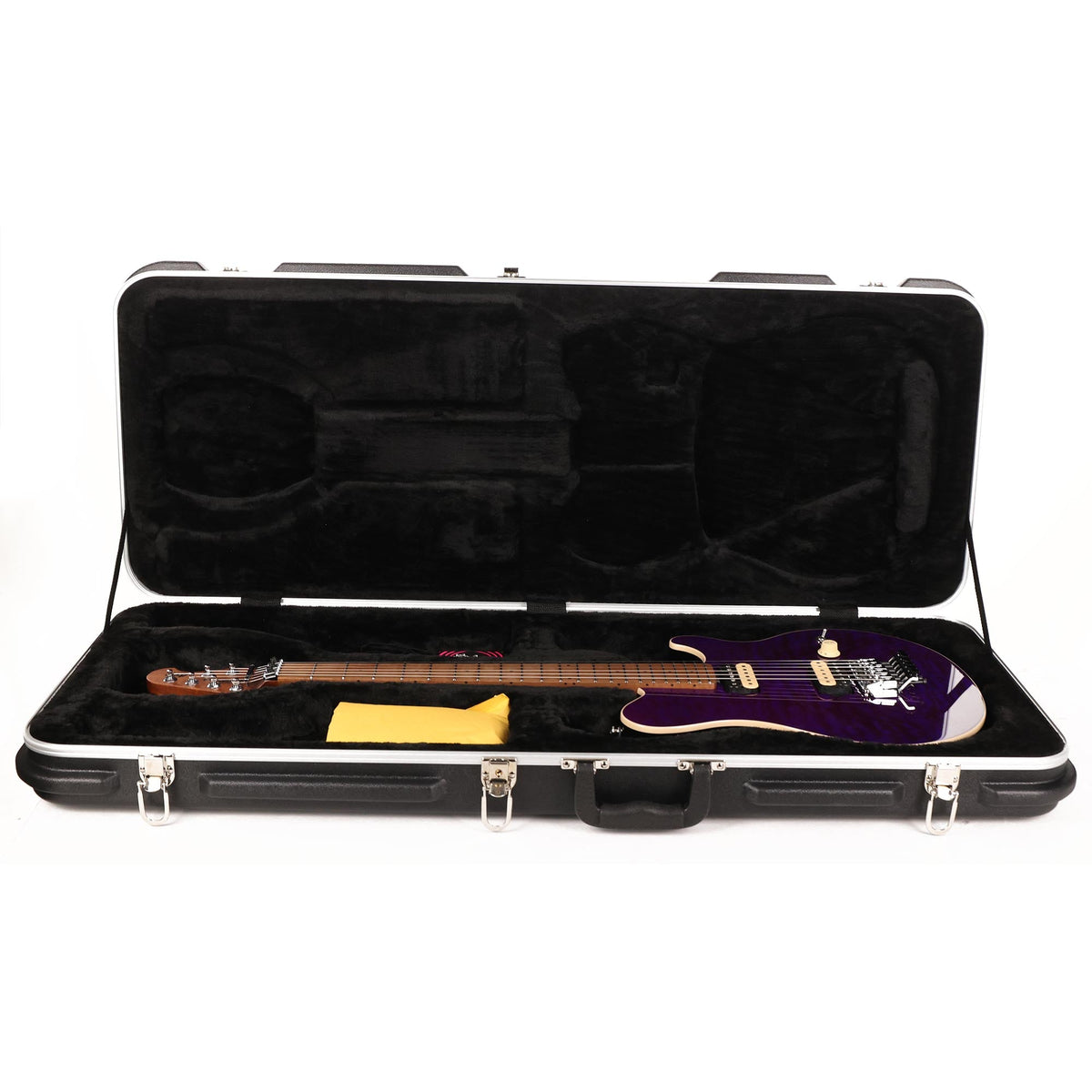 Ernie Ball Music Man Axis Quilt Top Music Zoo Exclusive Amethyst — 8