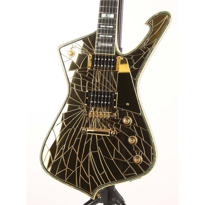 Ibanez PS4CM Paul Stanley Signature Cracked Mirror Gold