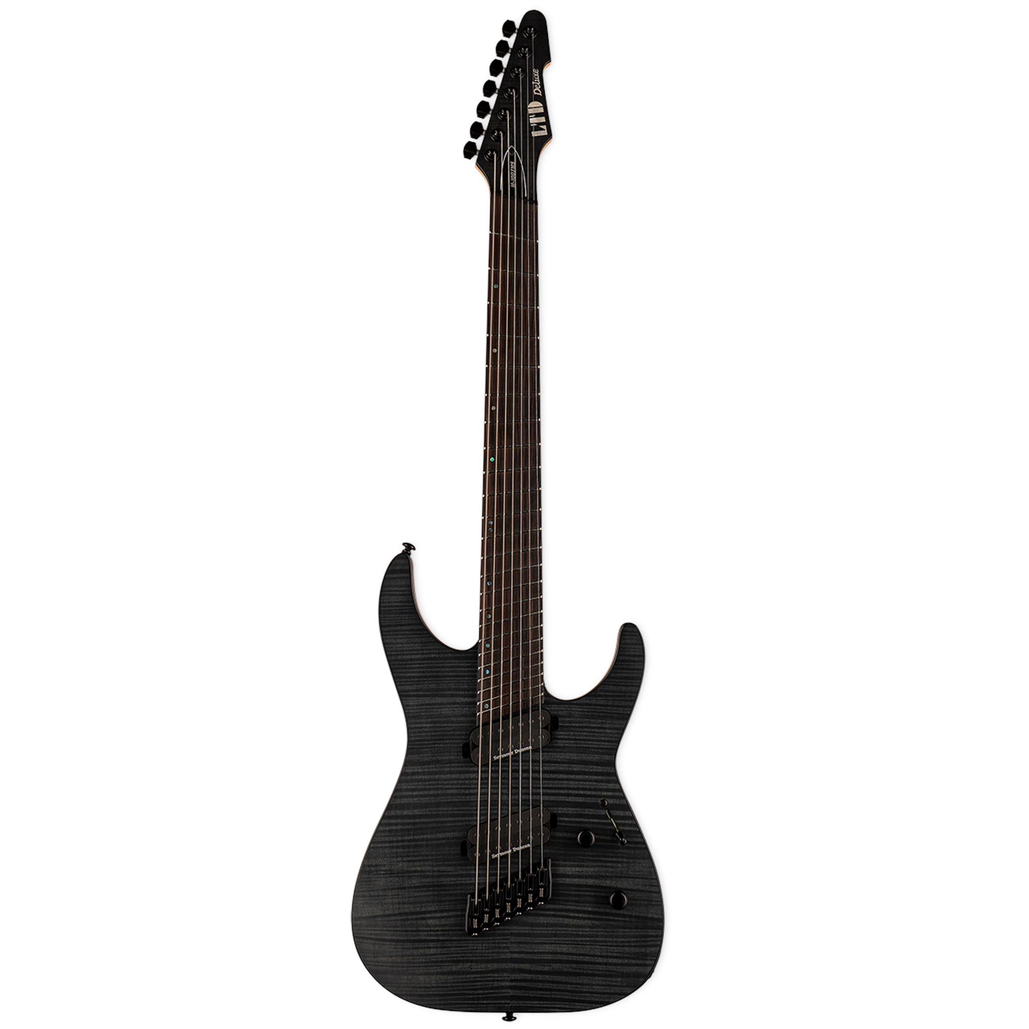 ESP LTD M1007ms 7弦ギター ESP LTD M-1007MS Multi-Scale 7-String See Thru Black Satin Used