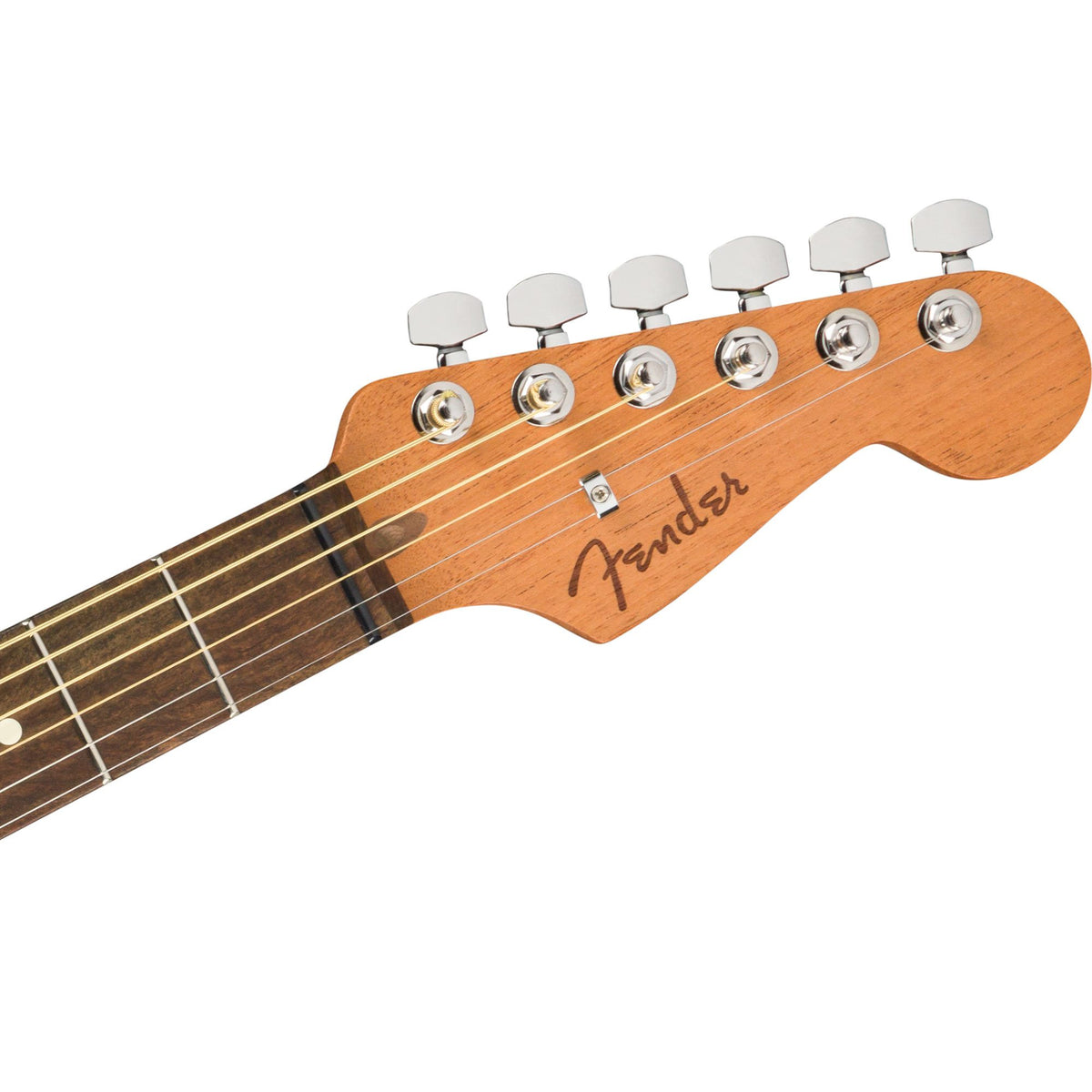 Fender Acoustasonic Stratocaster 3-Tone Sunburst Used — 4