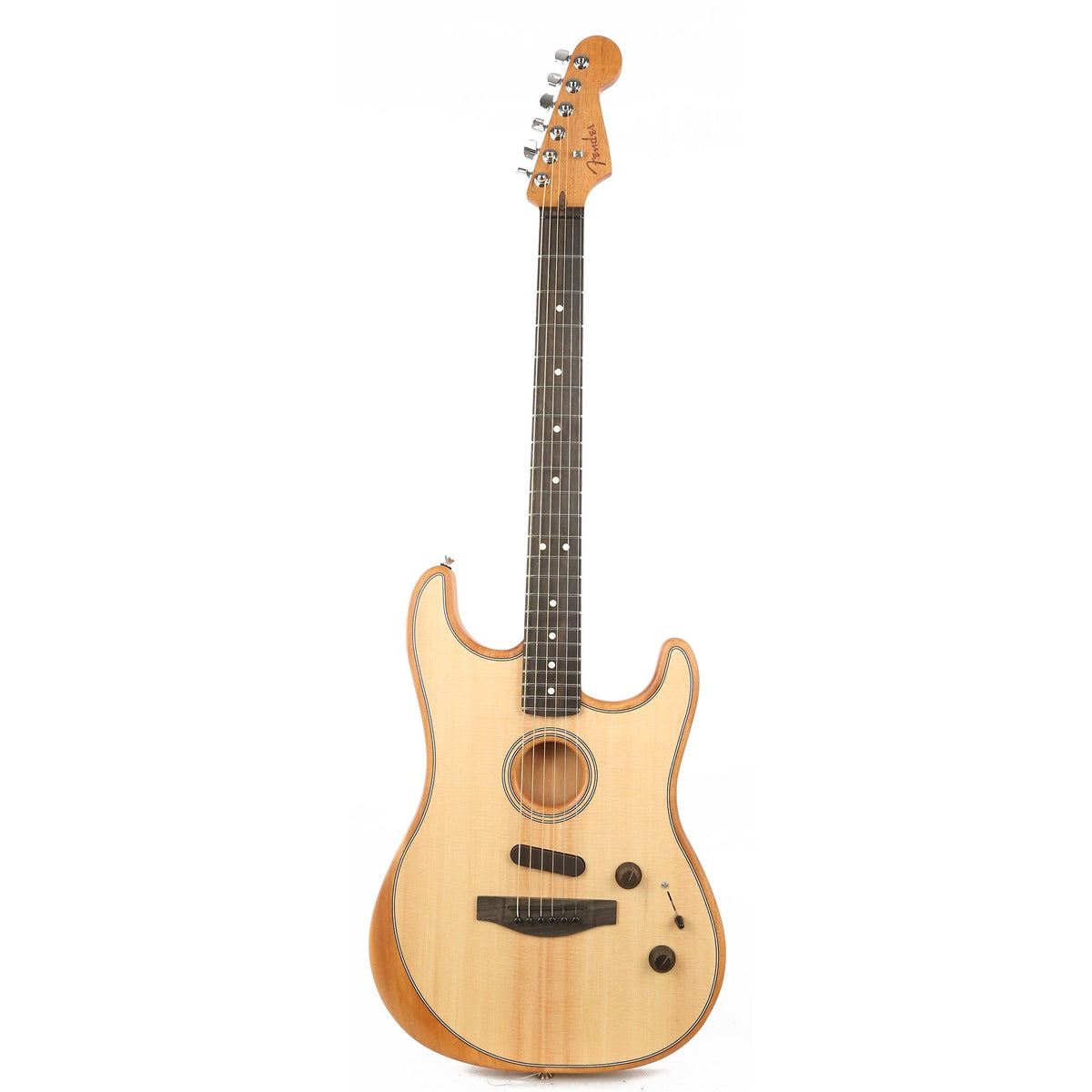 Fender Acoustasonic Stratocaster Natural — 2