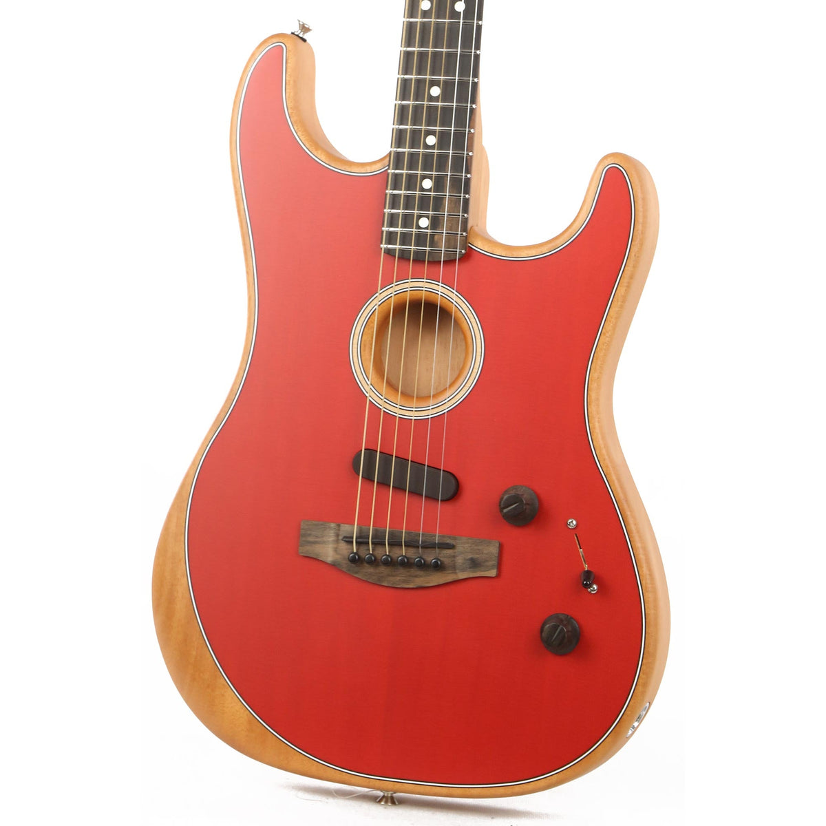 Fender Acoustasonic Stratocaster Dakota Red — 5