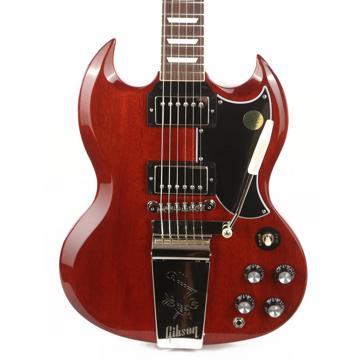 Gibson SG Standard '61 Guitar Maestro Vibrola Vintage Cherry — 1