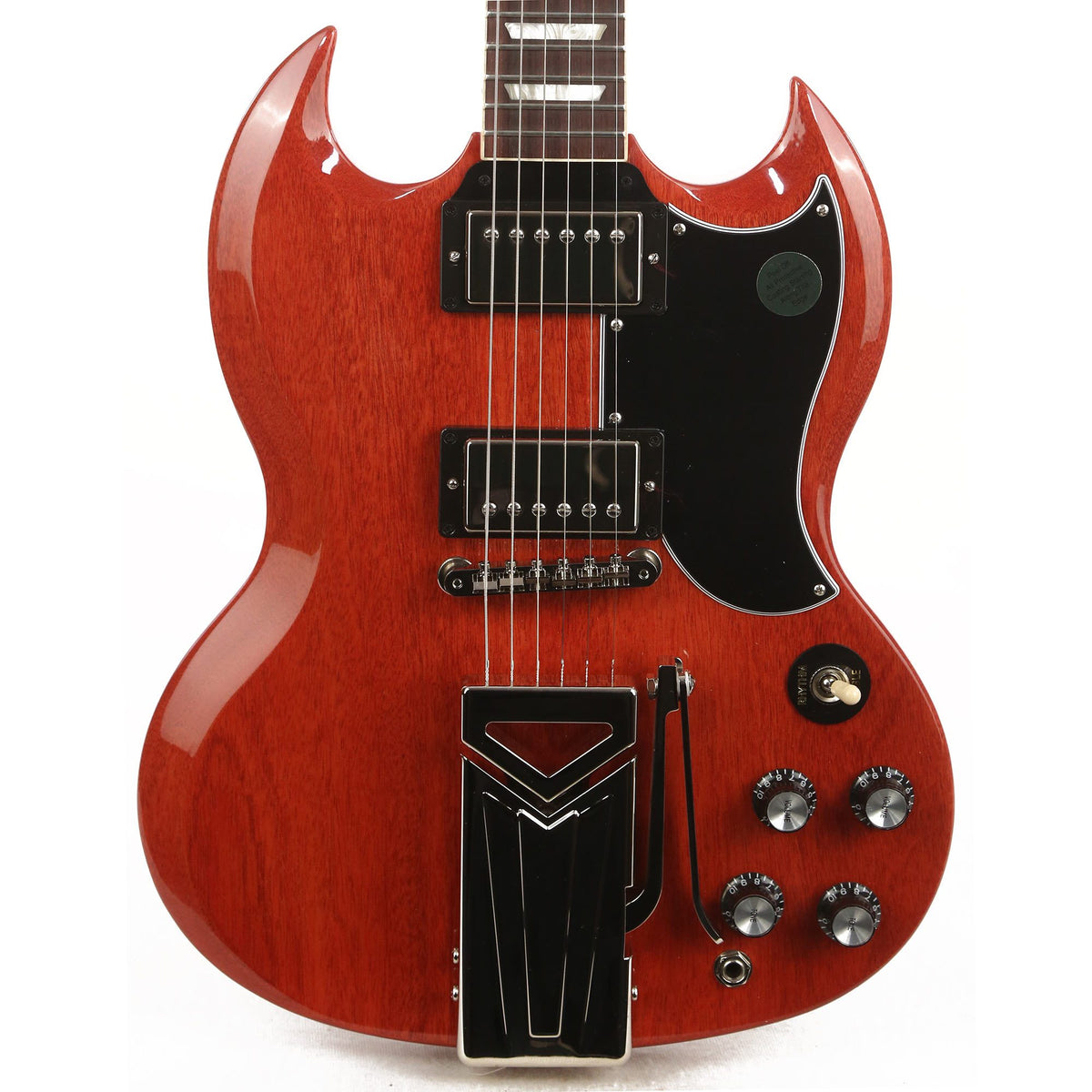 Gibson SG Standard '61 Sideways Vibrola Vintage Cherry — 1