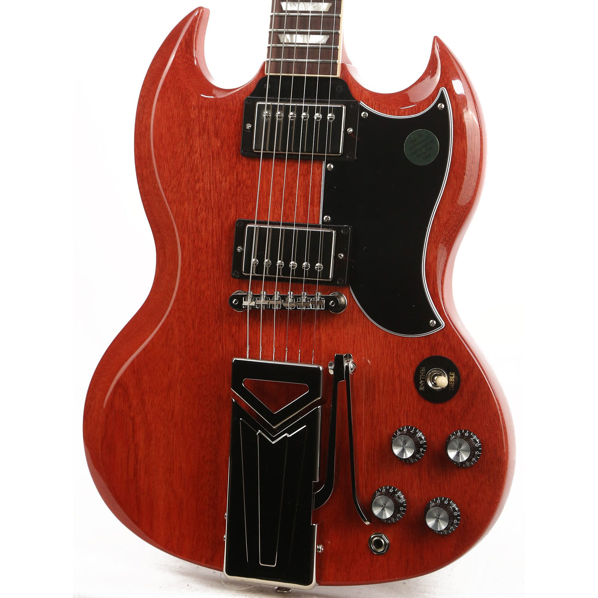 Gibson SG Standard '61 Sideways Vibrola Vintage Cherry — 5
