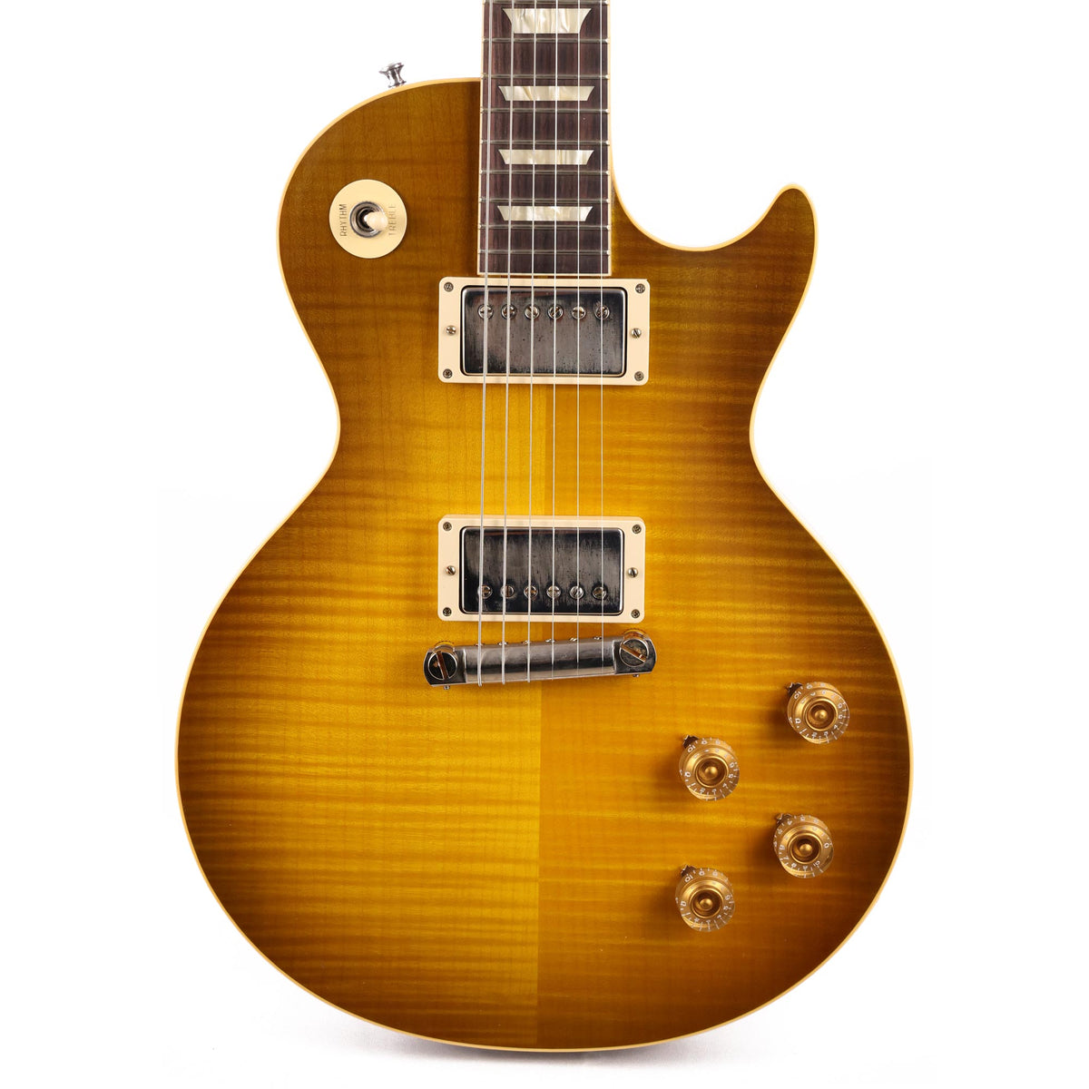Gibson Custom Shop 1954 Les Paul Reissue with Humbuckers Green Lemon VOS — 1