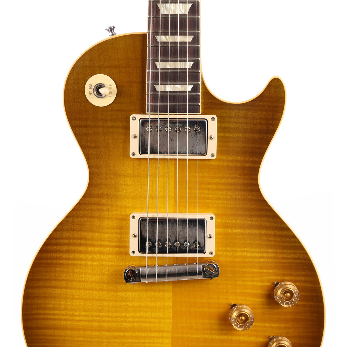 Gibson Custom Shop 1954 Les Paul Reissue with Humbuckers Green Lemon VOS — 6