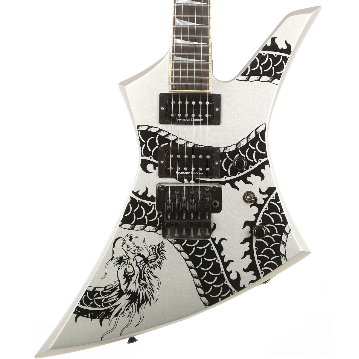Jackson USA KE2 Kelly Dragon Graphic Silver 2003 — 1