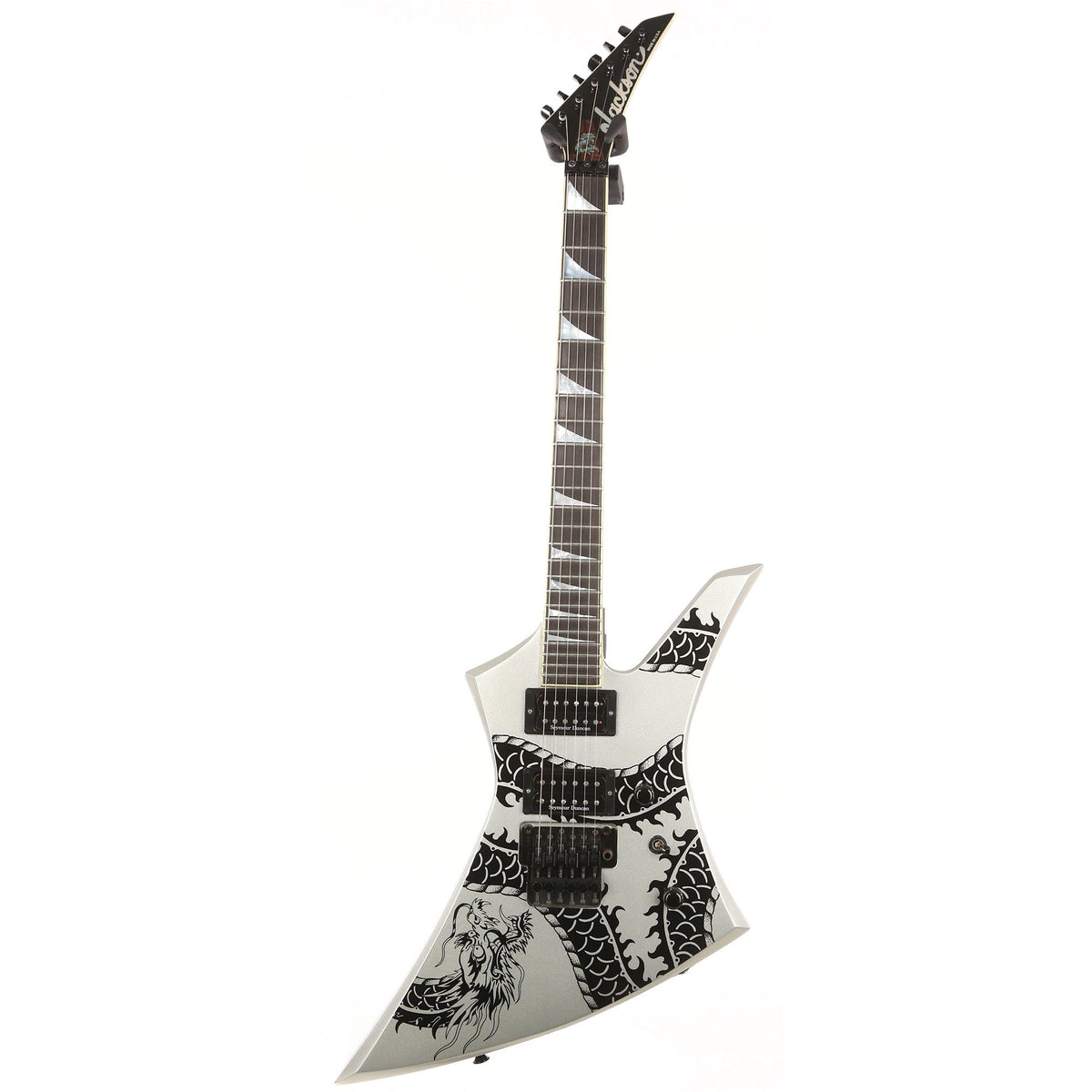 Jackson USA KE2 Kelly Dragon Graphic Silver 2003 — 2