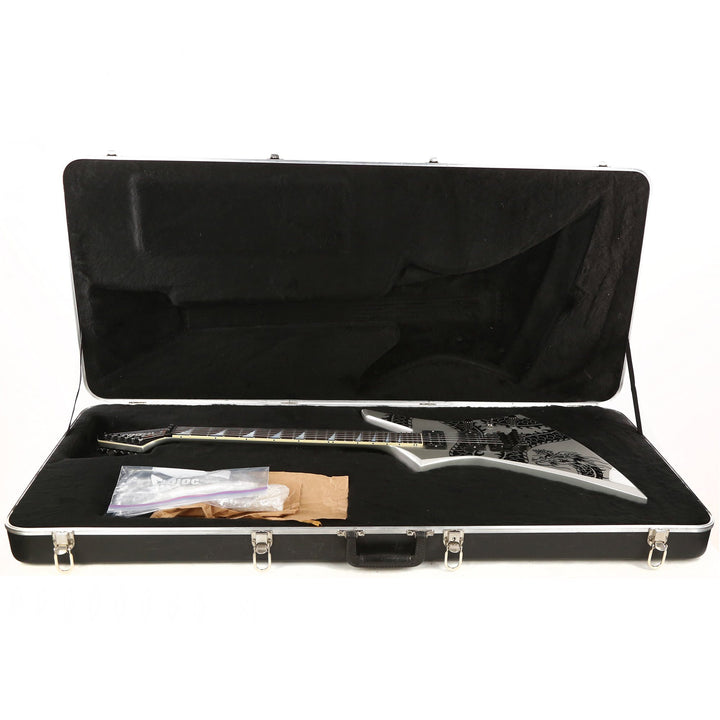 Jackson USA KE2 Kelly Dragon Graphic Silver 2003