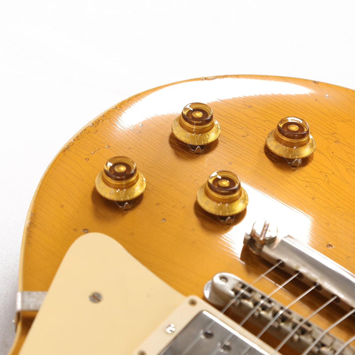 Gibson Custom Shop 1957 Les Paul Reissue Goldtop Heavy Aged Made 2 Measure — 9