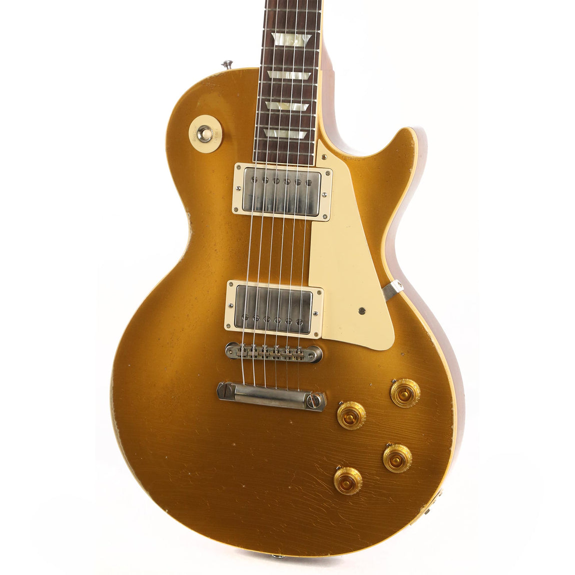 Gibson Custom Shop 1957 Les Paul Reissue Goldtop Heavy Aged Made 2