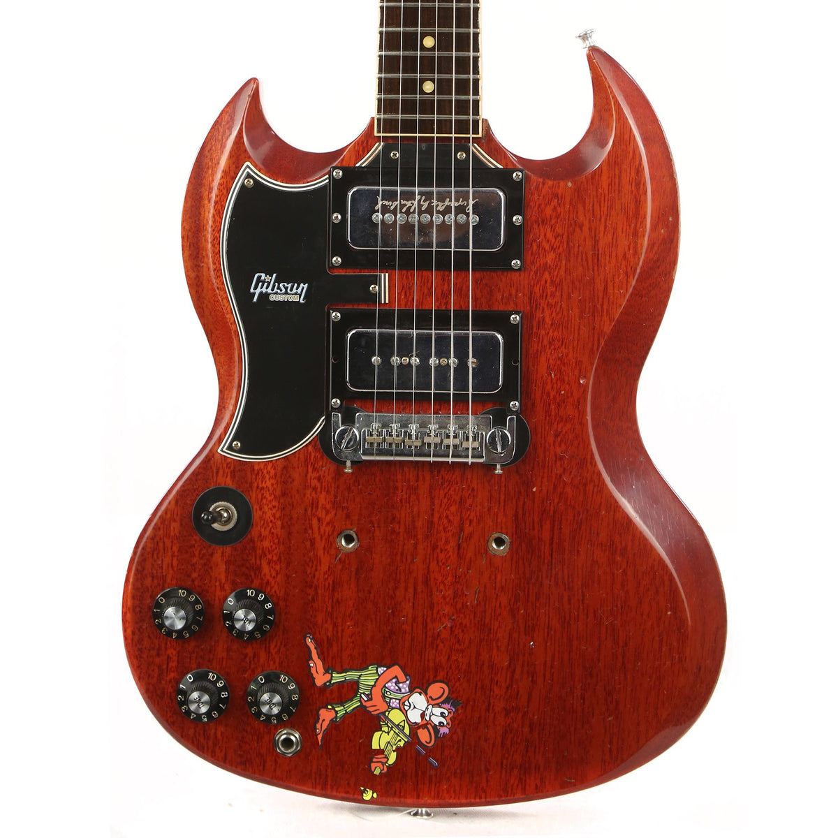 Gibson Custom Shop Tony Iommi Monkey 1964 SG Special Replica Left-Handed Aged and Signed  Used — 1