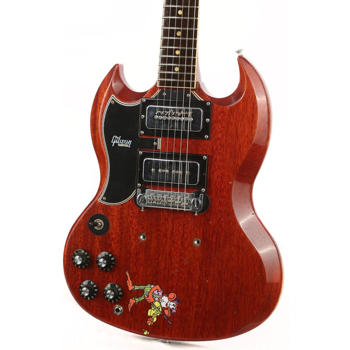 Gibson Custom Shop Tony Iommi Monkey 1964 SG Special Replica Left-Handed Aged and Signed  Used — 7