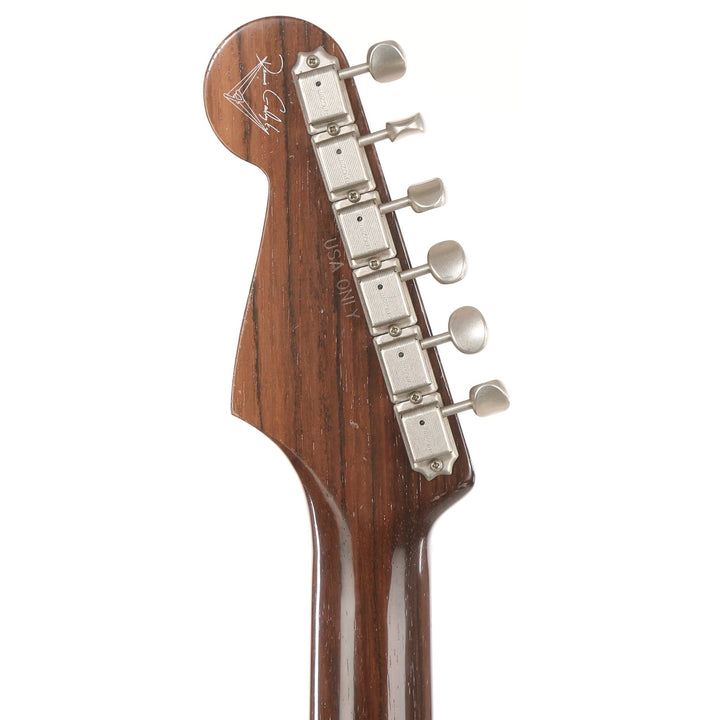 Fender Custom Shop Fat '50s Stratocaster Masterbuilt Dennis Galuszka Brazilian Rosewood Neck Aged Blue Ice Metallic