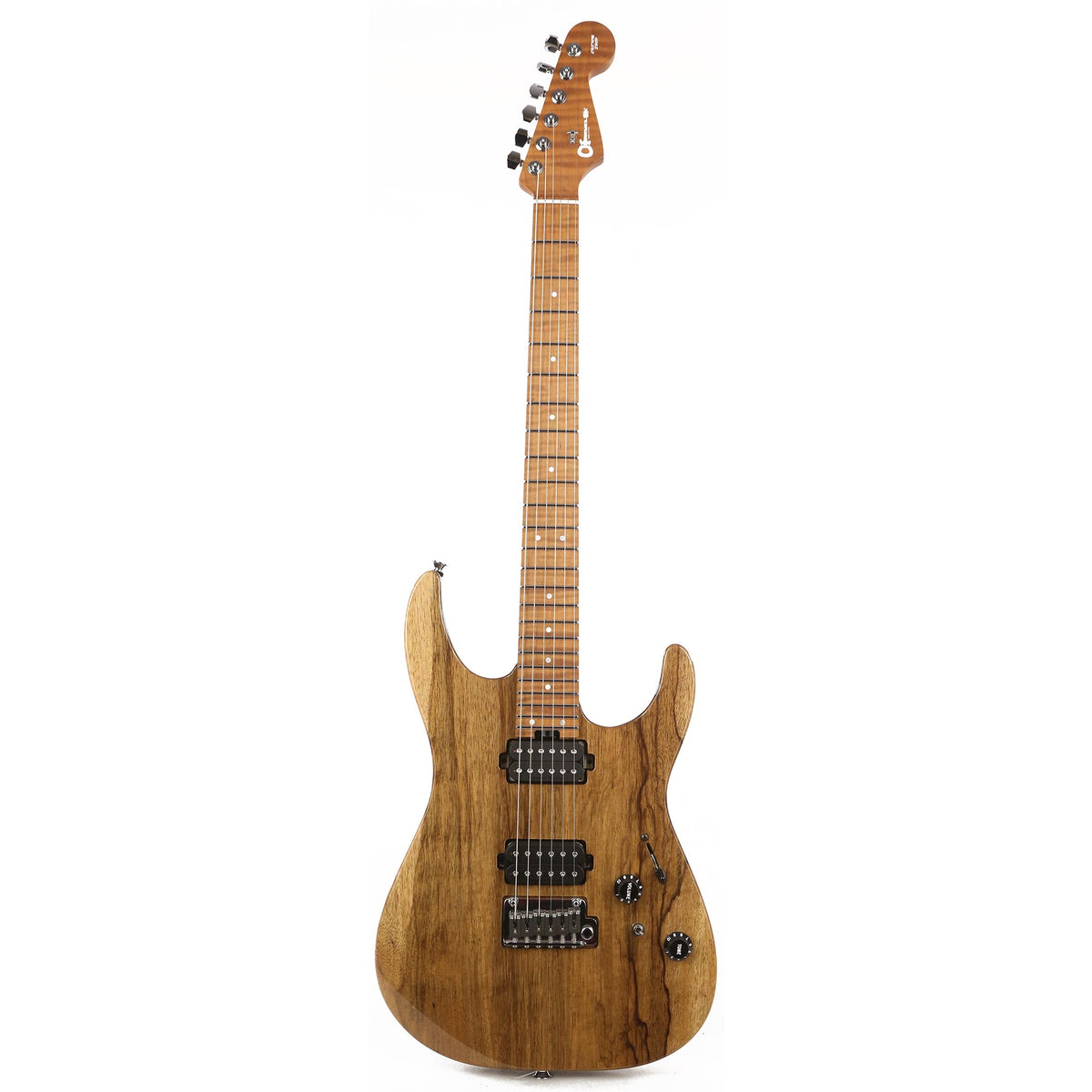 Charvel Custom Shop Dinky DK24 Black Korina Masterbuilt Red Dave NAMM 2020 Display Guitar — 2