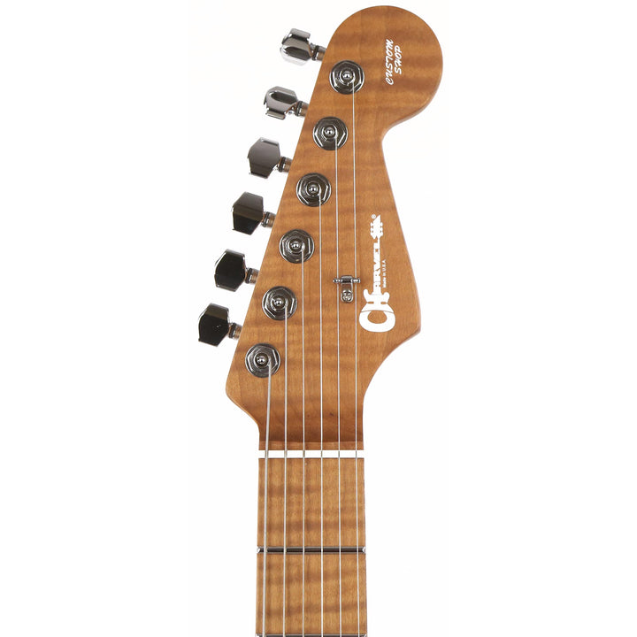 Charvel Custom Shop Dinky DK24 Black Korina Masterbuilt Red Dave NAMM 2020 Display Guitar
