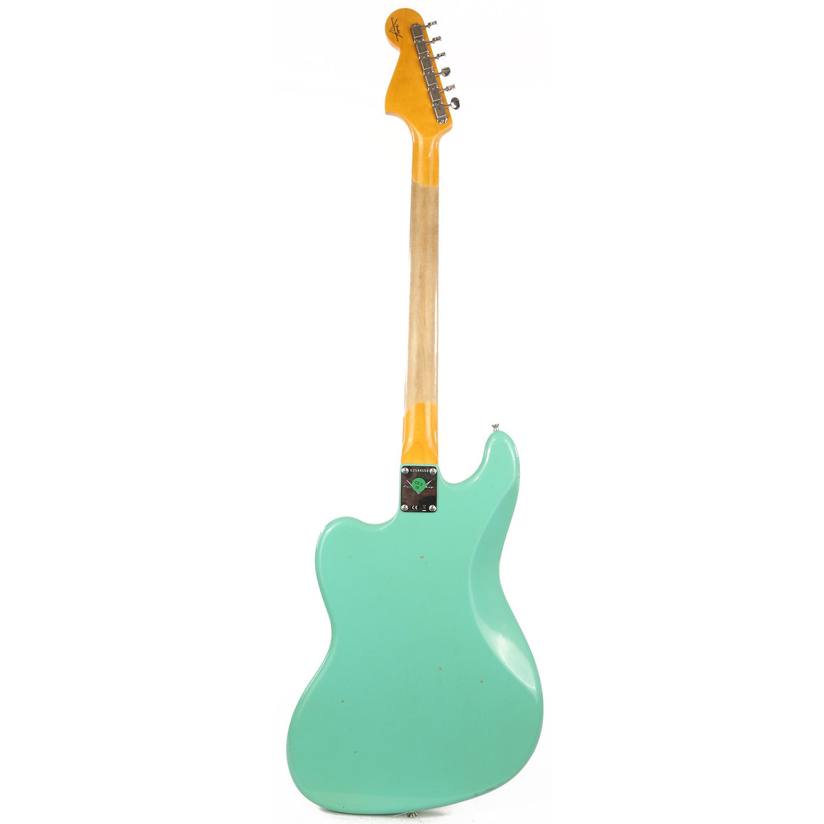 Fender Custom Shop 1963 Bass VI Reissue NAMM 2020 Display Journeyman Relic Faded Foam Green — 3