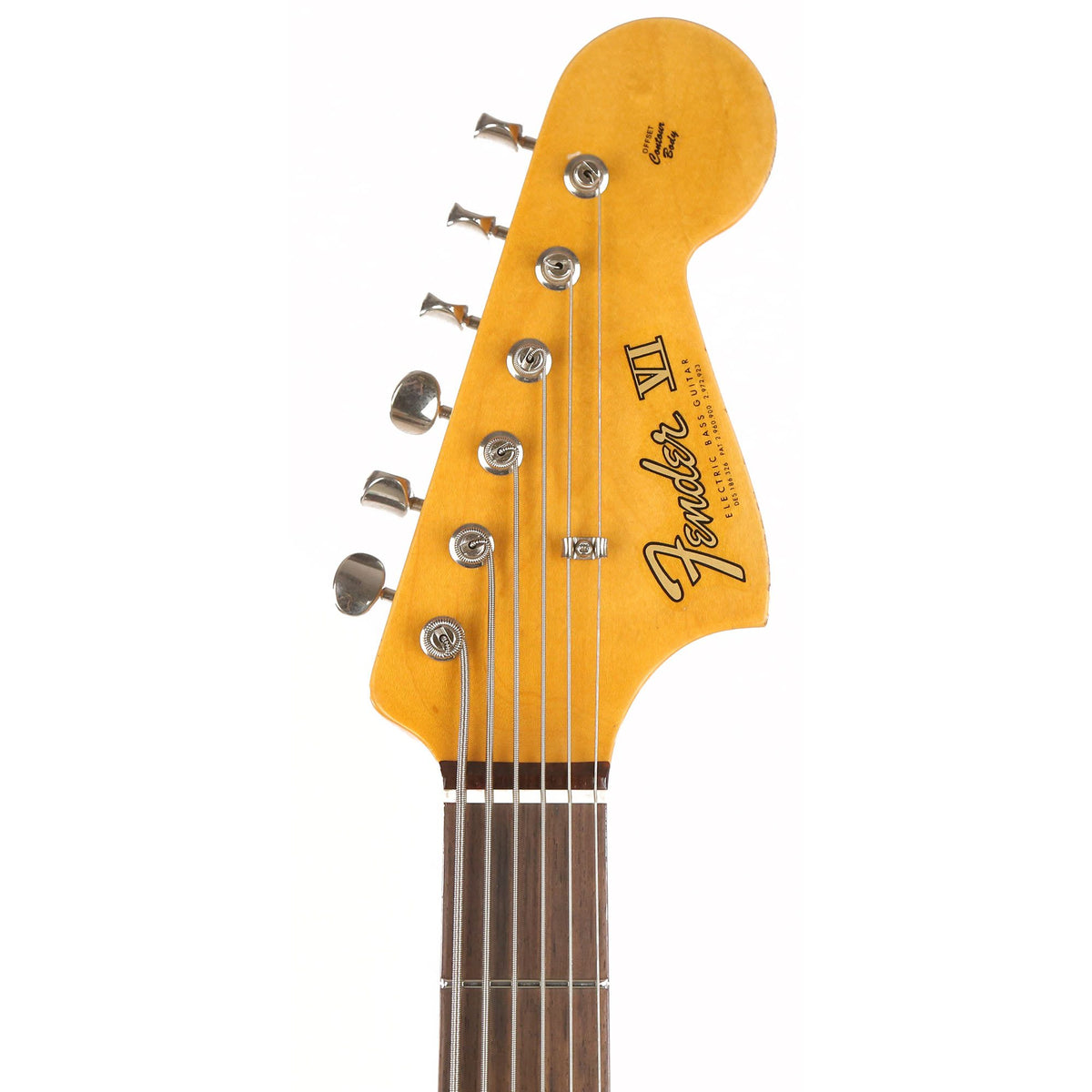 Fender Custom Shop 1963 Bass VI Reissue NAMM 2020 Display Journeyman Relic Faded Foam Green — 4