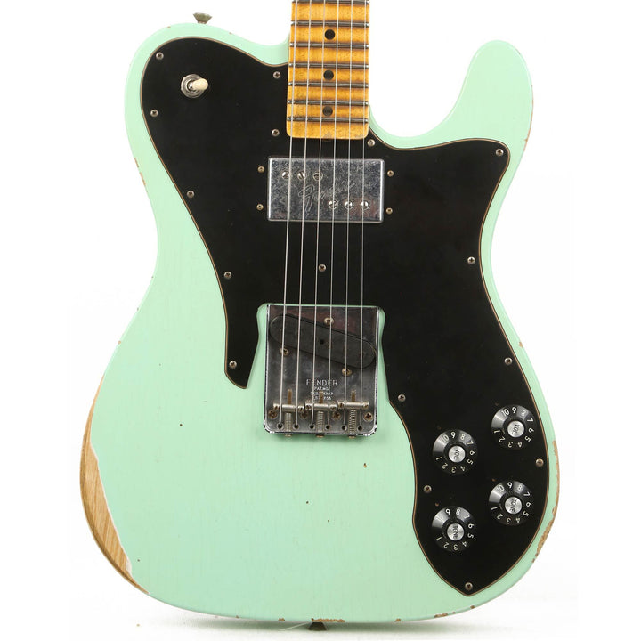Fender Custom Shop 1972 Telecaster Custom Thinline Reissue NAMM 2020 Display Relic Faded Aged Surf Green